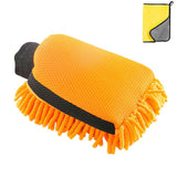 Car Wash Mitt Microfiber Dual Sided Cleaning Gloves for Dirt & Bugs