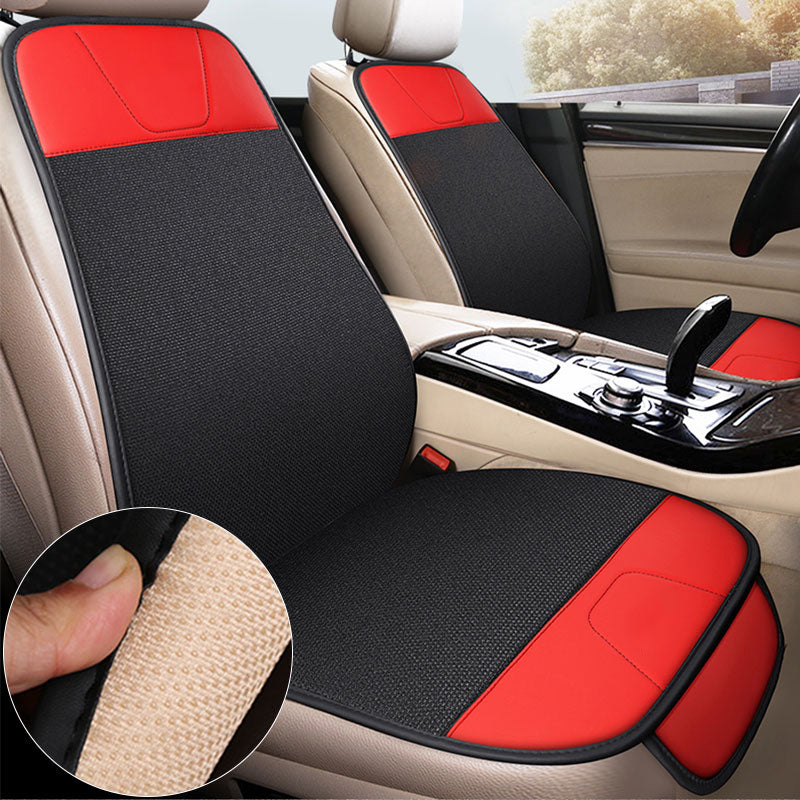 Flax Car Seat Cover Set Universal Moisture-Proof Vehicle Seat Cushion