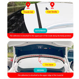 Car Rear Trunk Lid Top Waterproof Dustproof Rubber Sealing Strip