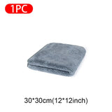 SEAMETAL 600GSM High Absorbent Ultra-Soft Car Wash Towel Microfiber Coral Fleece Hemmed Towels