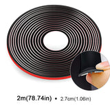 2/4/8M Car Windshield Sunroof Seal Strip Window Waterproof Soundproof Sticker