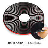 2/4/8M Car Windshield Sunroof Seal Strip Window Waterproof Soundproof Sticker