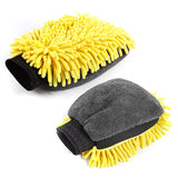 Double-faced Car Wash Microfiber Chenille Gloves for Car Care