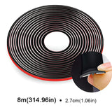 2/4/8M Car Windshield Sunroof Seal Strip Window Waterproof Soundproof Sticker