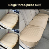 Four Seasons Car Seat Covers Universal PU Leather Auto Seat Cover Cushion Protector