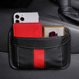 Small Car Storage Pocket Seat Side/Back PU Organizer