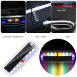 Solar LED Car Burglar Alarm Anti-theft Warning Security Flashing Light Emergency Strobe Light
