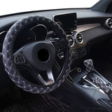 Steering Wheel Cover Anti-Slip Comfortable Leather Steering Wheel Protective