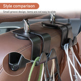 Universal Car Back Seat Double Hook Clothes Bags Purse Holder Hangers