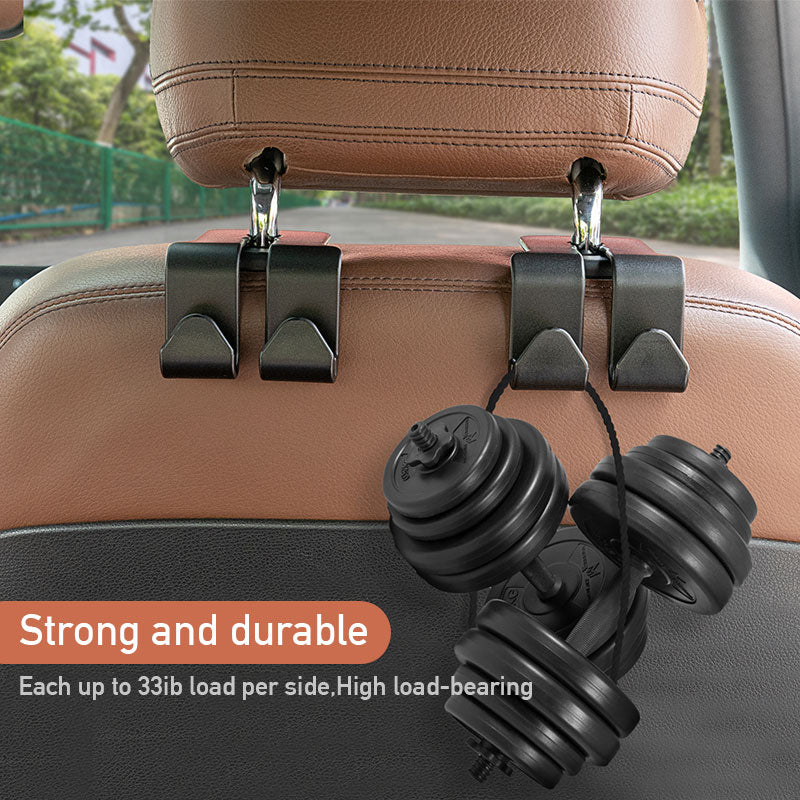 Car Vehicle Multi-functional Seat Headrest Bag Hanger Double Hooks –  SEAMETAL