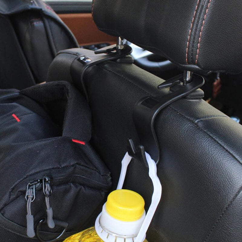 Universal Car Seat Headrest Hanger Multifunctional Collapsible Hook