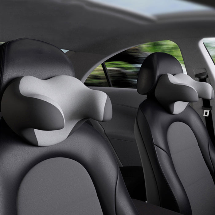 SEAMETAL Headrest Pillow for Car Seat Memory Foam Neck Pain Relief Support Pillow