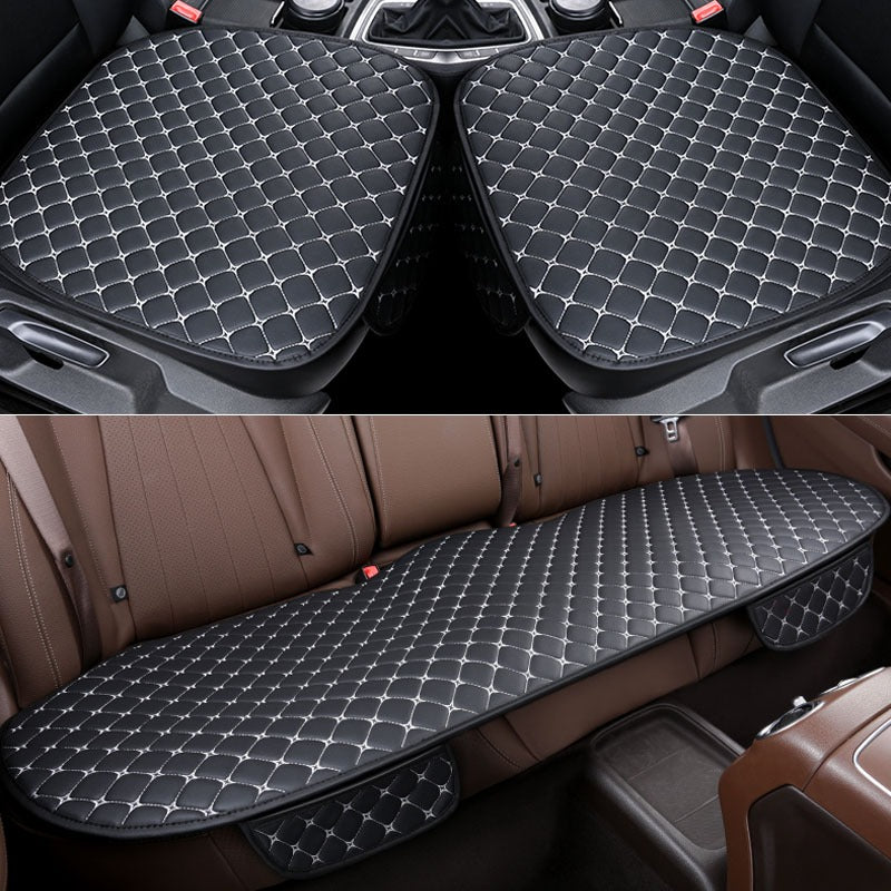 PU Leather Car Seat Covers Universal Interior Seats Cushion Mats