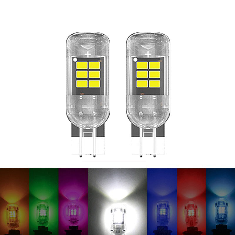LED Light Bulb 6500K White Yellow T10 15SMD for Car Dome Map Lights