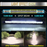 Ultra Slim LED Work Light Bar Spot Flood Combo Driving Fog Lights For Off-road SUV Boat Truck