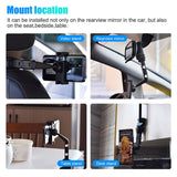 Adjustable Car Rearview Mirror Mount Phone Holder