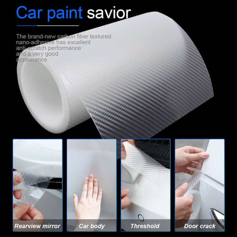 3m Car Stickers Auto Interior Protector Film Door Edge Protective Glue  Automobiles Trunk Door Sill Car Body Vinyl Accessories