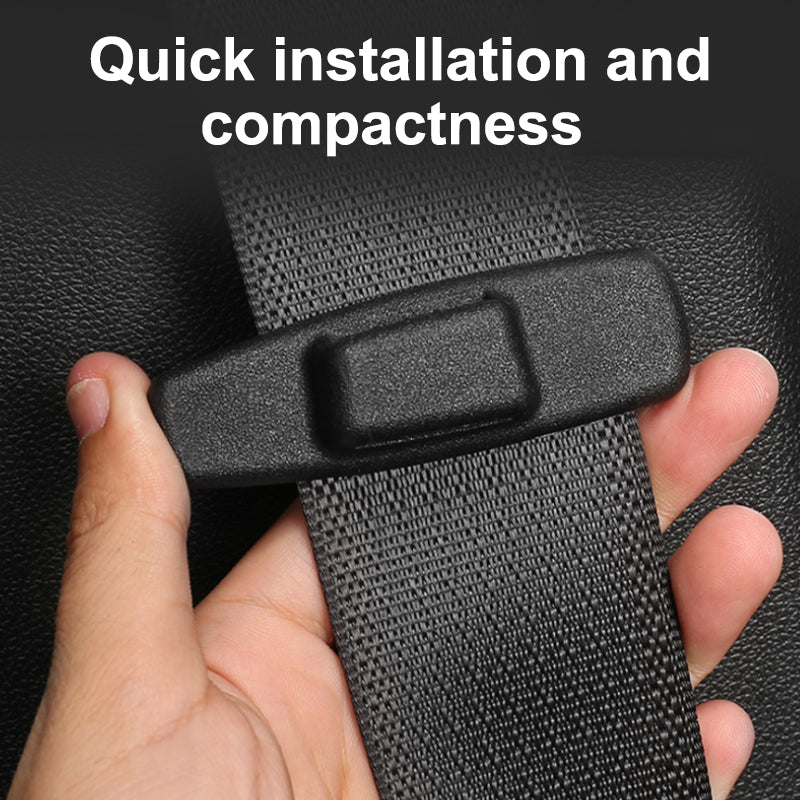 Car seat belt clip adjuster seat belt stop