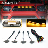 SEAMETAL Universal Car Day Light 12V LED Front Grille Light Waterproof Hood Light