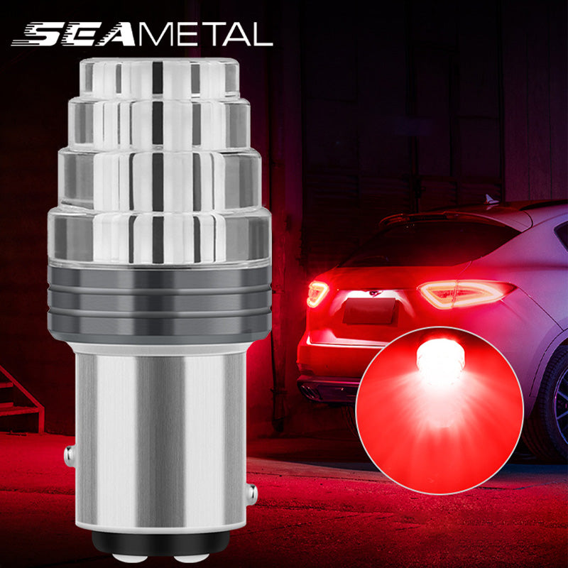 SEAMETAL Car 7 Colors LED Flashing Light Rear Light High Brightness Brake Lamp Car DC12V Strobe Flash Light Taillight