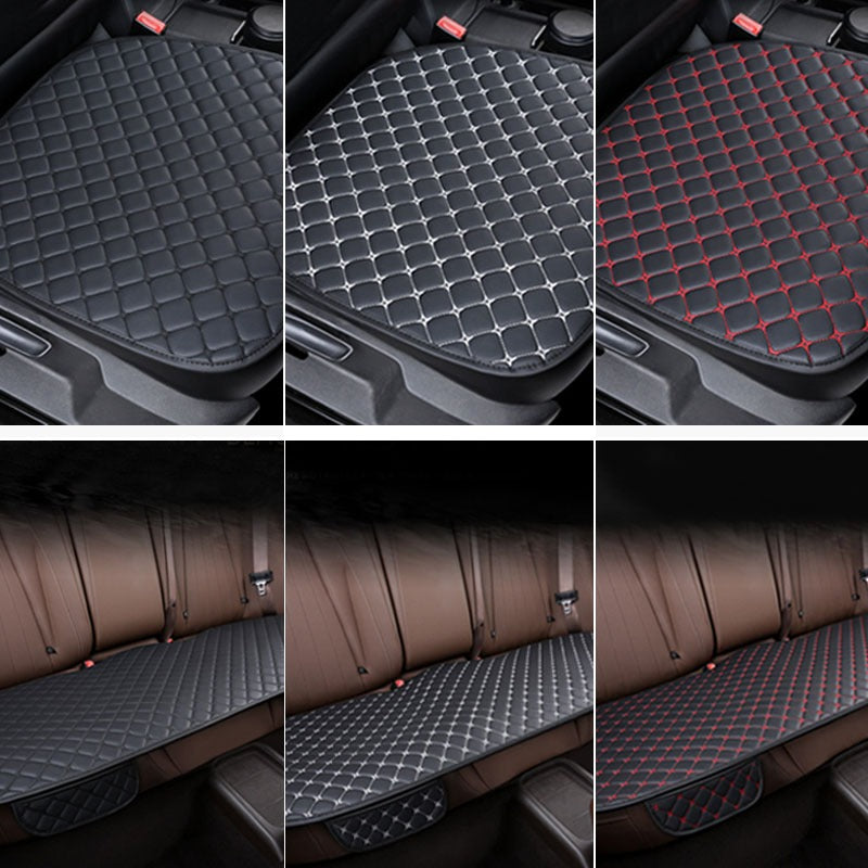 PU Leather Car Seat Covers Universal Interior Seats Cushion Mats