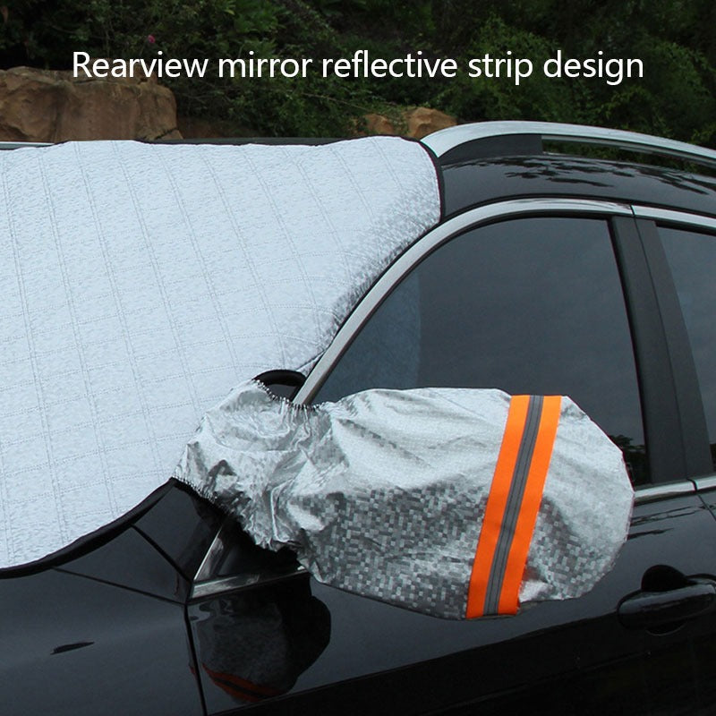 1pc Car Windshield Magnetic Snow Cover & Sun Shade For Front