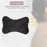 Car Headrest Pillow Head Neck Cushion Protector