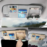 Car Sun Visor Organizer Auto Interior Accessories Pocket Organizer