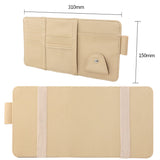 Car Sun Visor Organizer Auto Interior Accessories Pocket Organizer