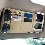 Car Sun Visor Organizer Auto Interior Accessories Pocket Organizer