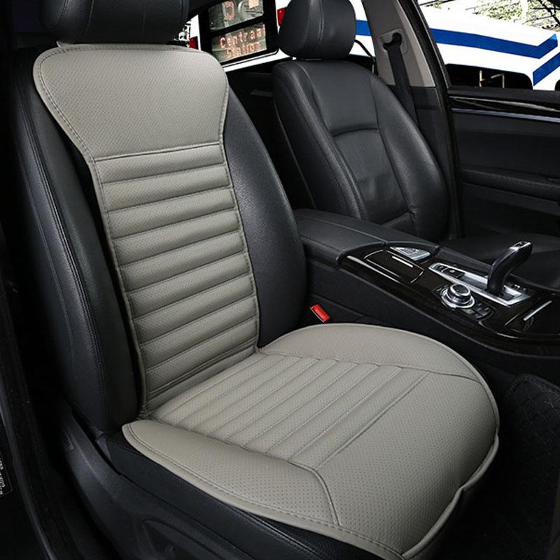 Leather Car Seat Cushion Protector Cover Pads Thin Waist