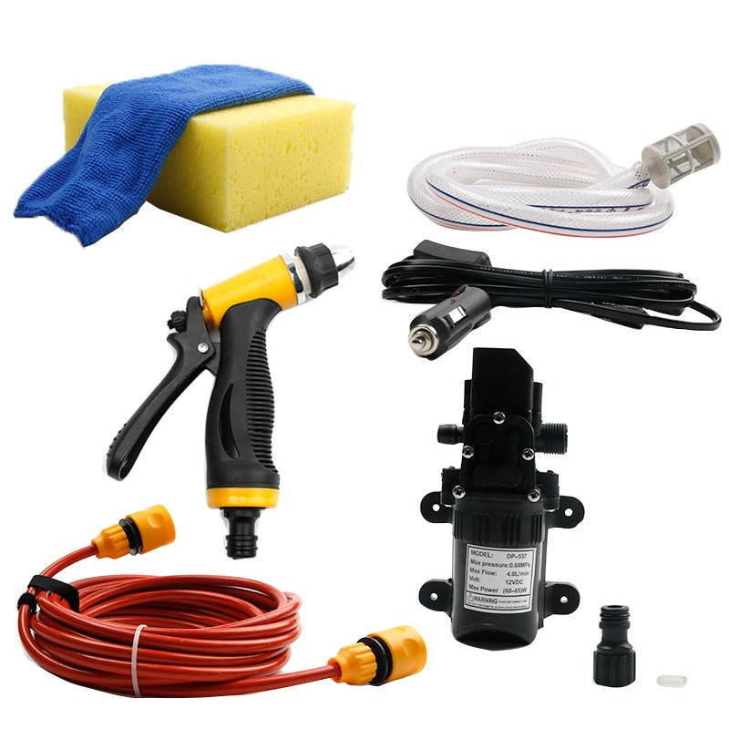 12V Portable High Pressure Car Wash Sprayer Cleaner Gun Pump Garden Nozzle  Dog Shower – SEAMETAL
