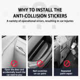 SEAMETAL Car Door Handle Bowl Scratch Protective Stickers Universal Luminous Cars Sticker Car Handle Anti-collision Strips