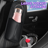 SEAMETAL Car Seat Side Storage Pocket Universal Hanging Seat Storage Pocket Organizer Net Pocket