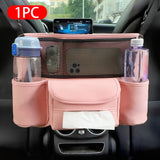 PU Leather Car Handbag Holder Auto Interior Organizer Seat Hanger Storage Bag