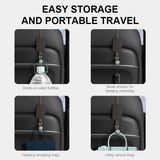 Leather Car Seat Back Hook 20KG Bearing Hanger Auto Back Headrest Mount Storage Holder for Car