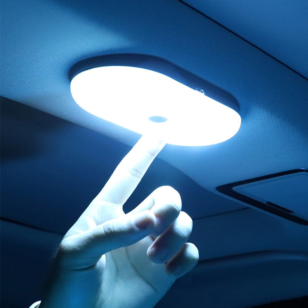 Car Interior Roof Dome LED Reading Light Magnet USB Rechargeable Light