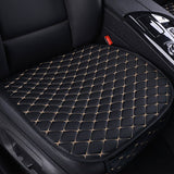 Leather Car Seat Cushion Stitch Seat Cover Protector Pads
