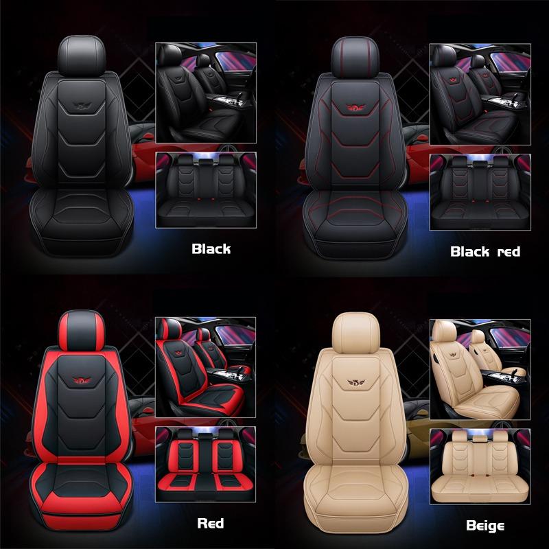 Leather Car Seat Covers Faux Leather Automotive Vehicle Cushion Cover