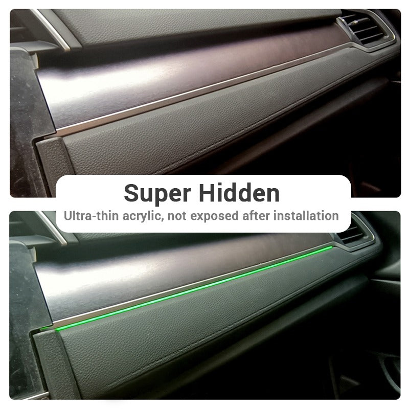 RGB Car Optical Acrylic Strip 12V Decorative Ambient Light APP Control